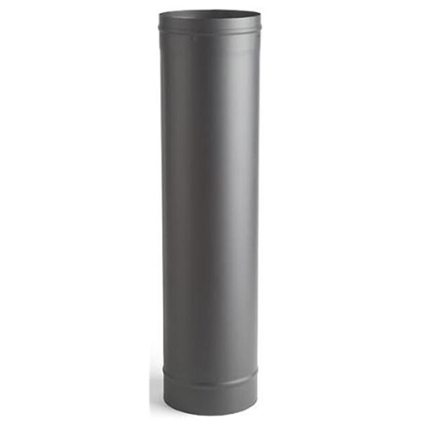 Perfectpillows Selkirk Corporation 2805B 8 Inch x 24 Inch Heat-fab 22-ga Welded Black Stovepipe PE2212333 - main